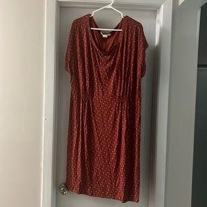 Cute Knee length, short sleeve shirt dress